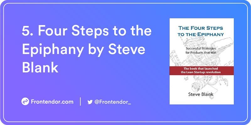  Four Steps to the Epiphany by Steve Blank Book